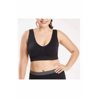 Bustiera confortabila, negru, marime 3XL, Vivo, T2107